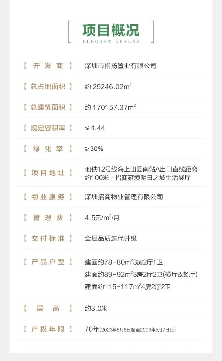 新前海招商雍境资料图